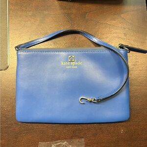 Kate Spade Blue Clutch Wristlet